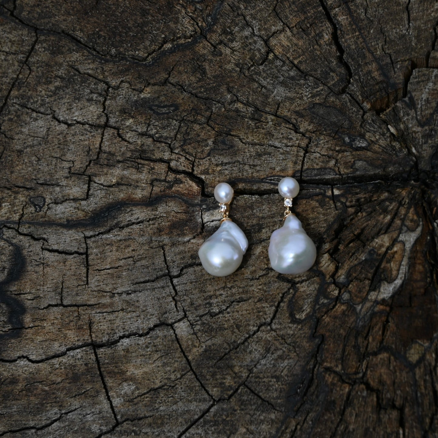 Waterdrop Baroque Pearl Earring