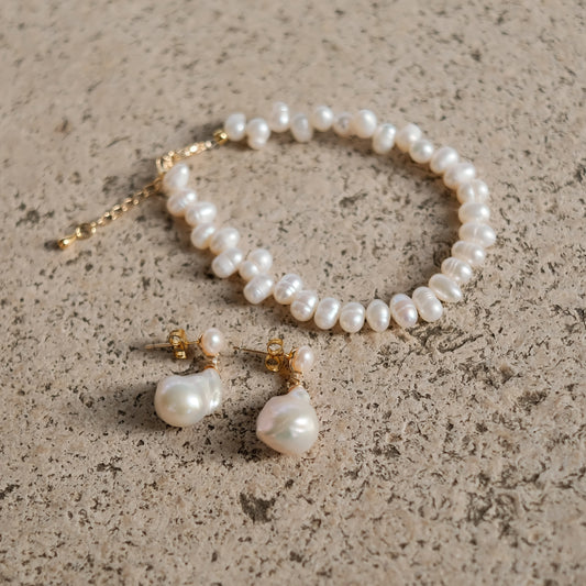 Waterdrop Baroque Pearl Earring